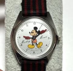 美品 SEIKO ディズニータイム ミッキー 5000-7000 手巻き 稼働 - メルカリ