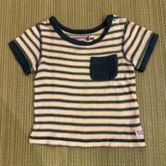 QUETTE ストライプ 半袖Tシャツ 80cmのサムネイル
