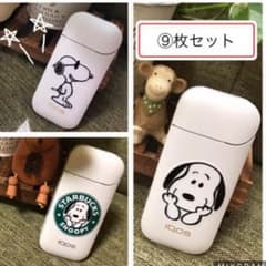 アイコスなどに◡̈⃝︎スヌーピーステッカー9枚セットのサムネイル