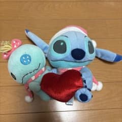 スティッチ＆スクランプ ぬいぐるみ クリスマスのサムネイル