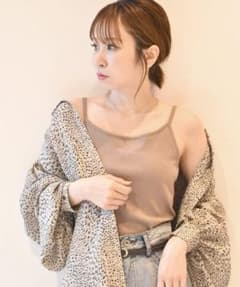はりねずみ様専用▼wcloset カップ付き バッククロスキャミソールのサムネイル