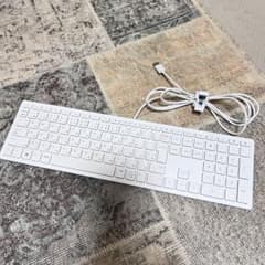 HP 有線USBキーボード 日本語配列 テンキー付き ホワイトのサムネイル