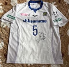 バレーボール SAGA 久光スプリングス 中島咲愛 選手 直筆サイン入りT