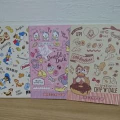 交換ノート☆ドナルドとチップ&デールセットのサムネイル
