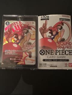 ONE PIECE ワンピース カード ラウンドワン プロモーション ルフィのサムネイル
