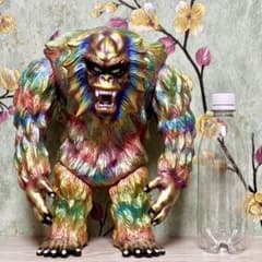 GEEK! 『獣人オメガ 金猿』 カスタム塗装 ソフビ インディーズ 30cm！ GEEK! 『獣人オメガ 金猿』 カスタム塗装 ソフビ インディーズ 30cm