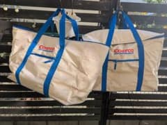 COSTCO クーラーバッグ ベージュ・青 廃盤品【2個セット】のサムネイル
