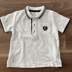 COMME CA ISM ポロシャツ　ホワイト　90cmのサムネイル