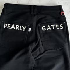 【美品】PEARLY GATES パーリーゲイツ パンツ ✨美品✨ PEARLY GATES（パーリーゲイツ）黒パンツ mr181 - メルカリ