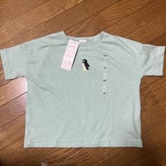 SIMPLE FREE 半袖Tシャツ ペンギン刺繍 90cmのサムネイル