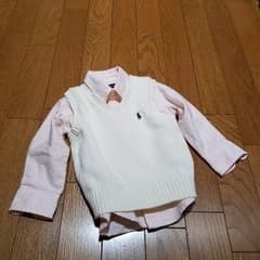 ラルフローレン　セット　子供服　シャツ　ベスト　80　90のサムネイル