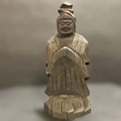 【八福】　仏教美術　仏像　円空彫り風　　　　旧家　仏具　民衆仏のサムネイル