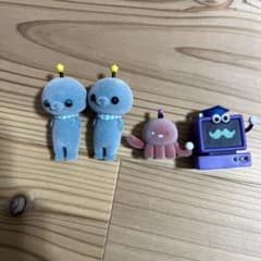 教育番組 フロッキーフィギュア ガチャガチャ タマ パウル ハカセ コンプリートのサムネイル