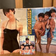 【付録完備】明星 1982年9月夏休み特大号 松田聖子 シブがき隊 水着ポスター 付録完備】明星 1982年9月夏休み特大号 松田聖子 シブがき隊 水着