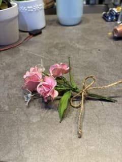 ディップフラワー ピンクの花束のサムネイル