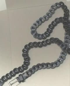 Life LEATHER CHAIN BELT コールブラックのサムネイル