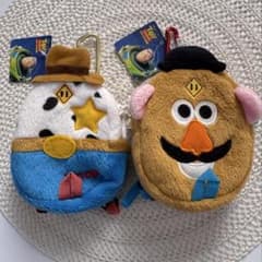 トイ・ストーリー ウッディー＆ミスターポテトヘッド　カラビナ付きリュック風ポーチのサムネイル