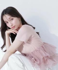 NATURAL BEAUTY BASIC カットドビーティアードカットソーのサムネイル