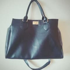 シンプル♡黒2wayバッグのサムネイル