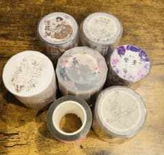 【最終値下げ】海外マステ　新品　まとめ売り 海外マステ まとめ売り 7本 - メルカリ