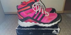 hiko様専用adidas トレッキングシューズ ピンク 21.5センチのサムネイル