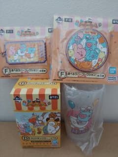 BT21 이치 반 쿠지 VANPARK D 상 클리어 텀블러