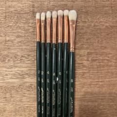 ナムラ HF 油彩筆 平型 7本セット 豚毛 名村大成堂 Namura 日本製