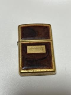 ZIPPO ブラウンオイルライター フラット べっこうデザインのサムネイル