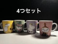 세일 중 ARABIA 무민 POP 컬렉션 머그컵 4 개 세트 신품