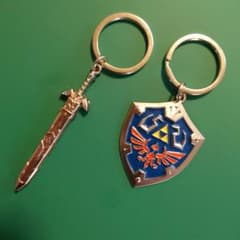 ゼルダの伝説　一番くじ　メタルチャーム　ハイラルの盾　マスターソードのサムネイル