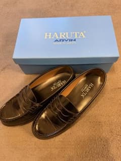 HARUTA ローファー ブラック 日本製のサムネイル