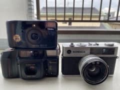 コンパクトフィルムカメラセット 50台以上ジャンクまとめ売り フィルムカメラセット 3台 レンズ付き - メルカリ
