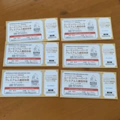 ムーミンバレーパーク　プレミアム入園招待券　6枚のサムネイル