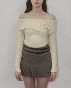 YILON♡ BELT CHECK MINI SKIRT - メルカリ