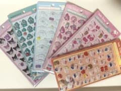 キャラクター立体シールセット 6パックのサムネイル