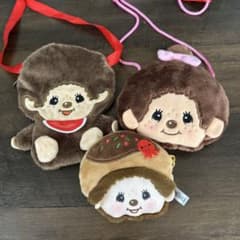 モンチッチぬいぐるみポーチ3点セット！！のサムネイル