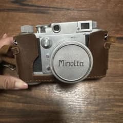 Minolta-35 MODEL II 필름 카메라 본체 케이스 포함