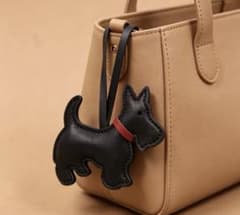 Terrier Bag Charm Black