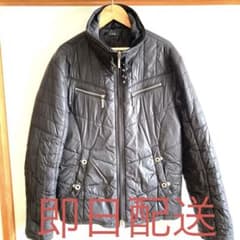 A.S.M ダウンジャケット ライダース ブラック ブランド品 メンズ