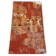 帯3258 ●高級 正絹 瓦 六通 袋帯 帯3258 ○高級 正絹 瓦 六通 袋帯