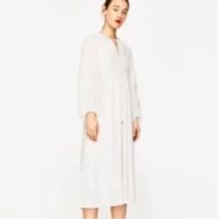 ZARA   刺繍ロングワンピースのサムネイル
