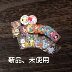 BTS BT21 Keychain, Pin Badge, and Mini Photobook Set