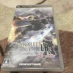 PSPソフト アーマードコア ラストイレヴンポータブルのサムネイル
