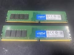 Crucial DDR4 16GB 2400MHz メモリ2 枚 内一ジャンク - メルカリ
