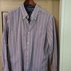 い*ん様 TOMMY HILFIGER ストライプシャツ XLのサムネイル