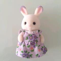 北海道限定！新品 】ラベンダーウサギファミリー赤ちゃん シルバニア