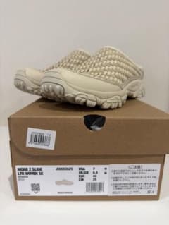 【美品】MERRELL MOAB 2 SLIDE LEATHER WOVEN