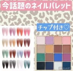 グラデーション　ネイル パウダー　パレット 各 16色 ネイルチップ インスタのサムネイル
