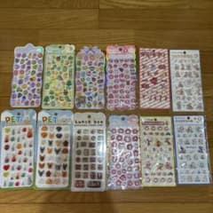 ぷくぷくシール まとめ売り 12枚セットのサムネイル