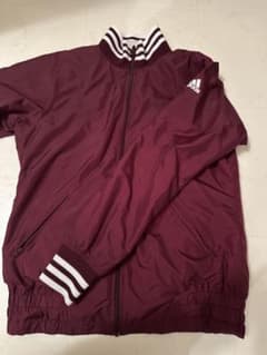M*様 adidas バーガンディ ナイロンジャケットのサムネイル
